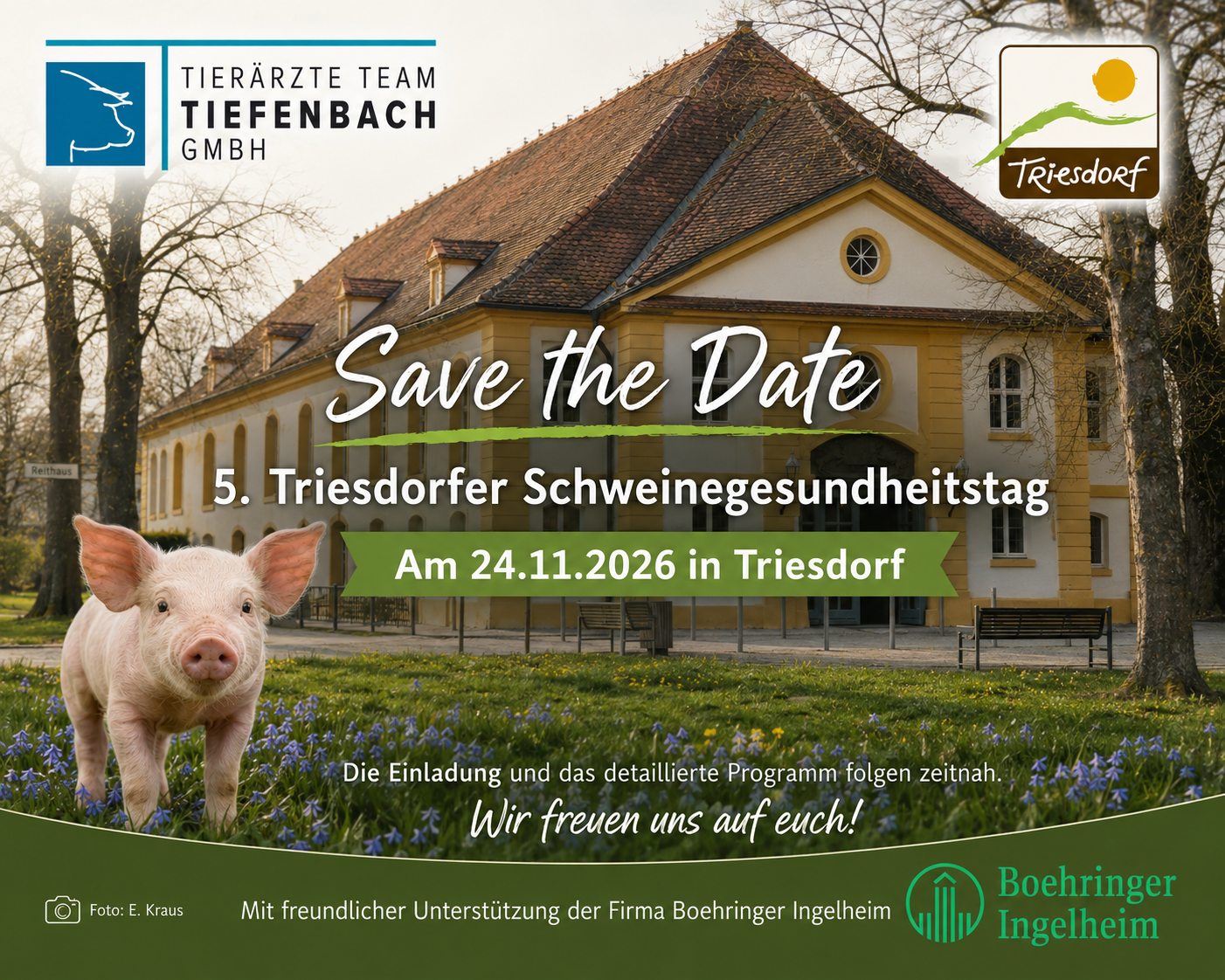 Einladung 5. Triesdorfer Schweinegesundheitstag