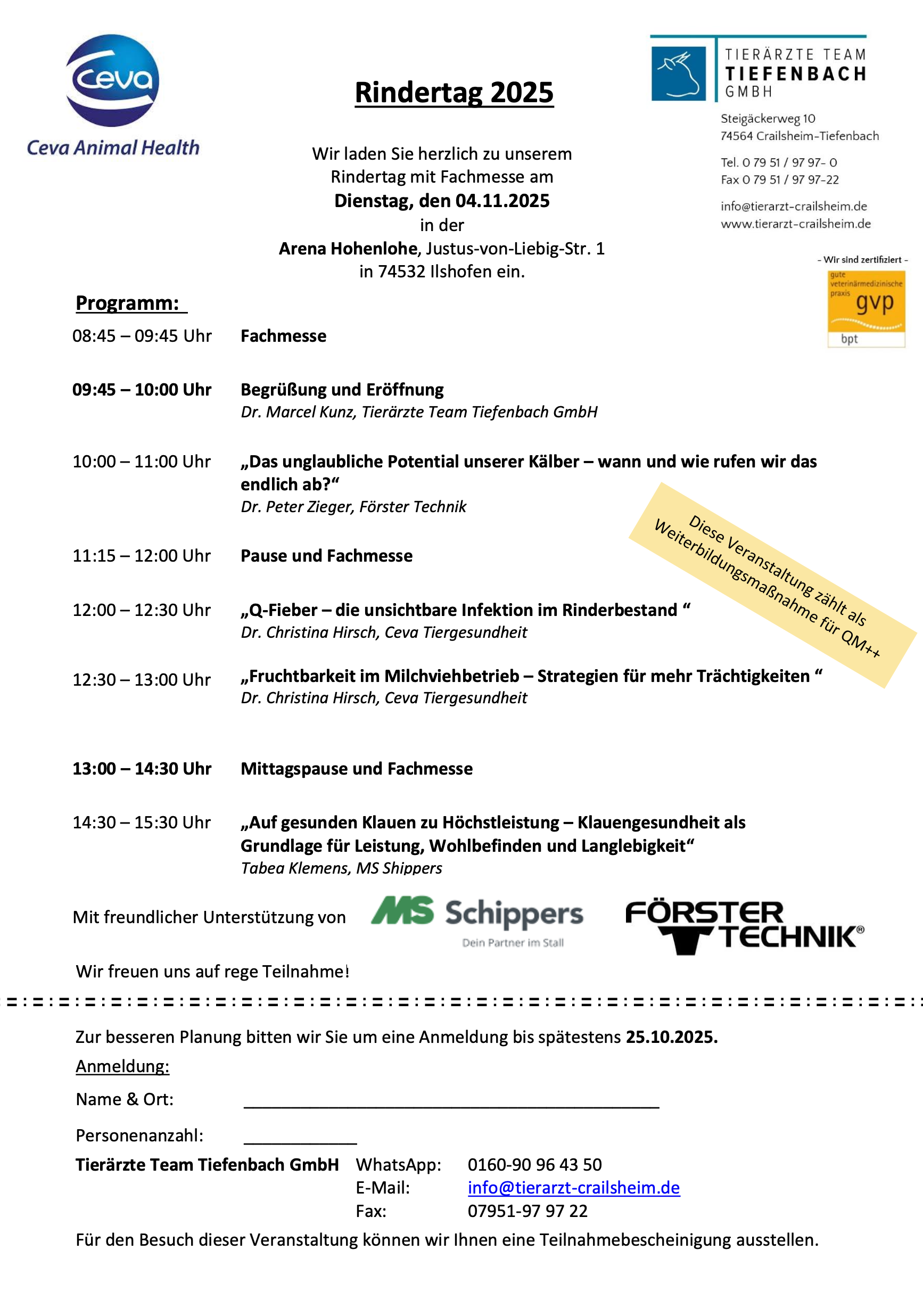 Einladung