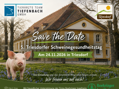 Einladung 5. Triesdorfer Schweinegesundheitstag